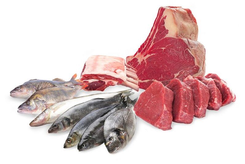 liha ja kala dukaani dieedi jaoks