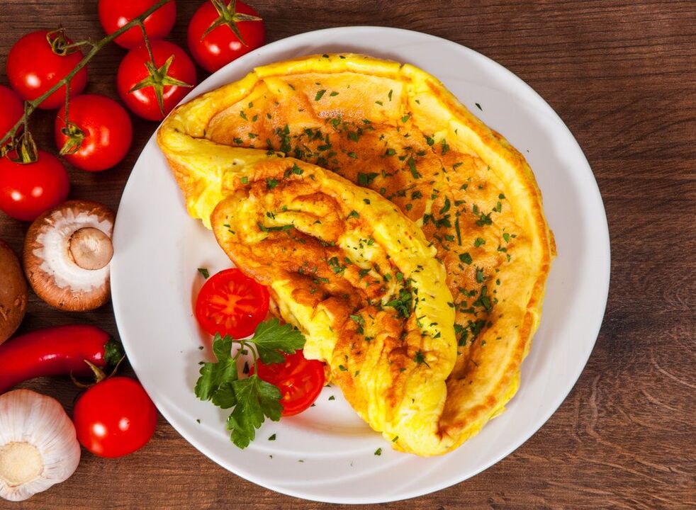 omlett tomatitega muna dieettoit