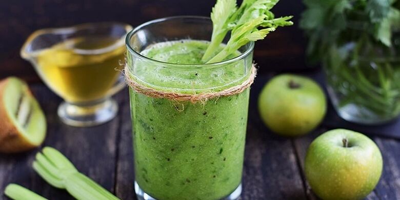 roheline salendav kokteil